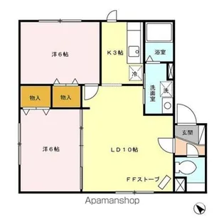 サニーコート【1階】の間取り