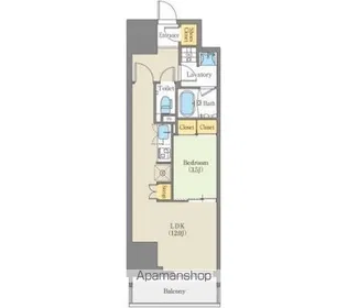 CORNES HOUSE NAGOYA【6階】の間取り
