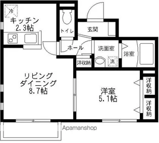 インペリアルⅡ【101号室号室】の間取り