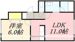 Aストーム【1階】の間取り
