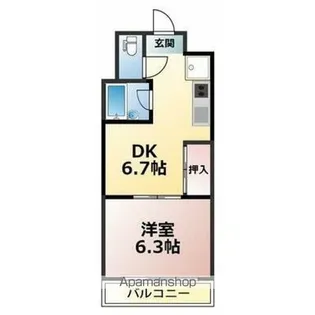 フォレストコート【6階】の間取り