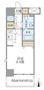 KDX吾妻橋レジデンス【3階】の間取り