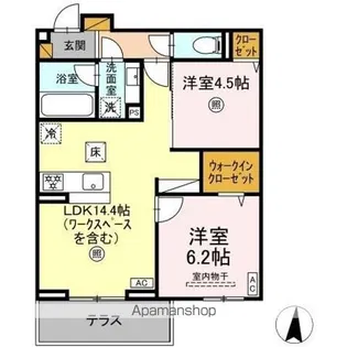 コンフォルト【1階】の間取り
