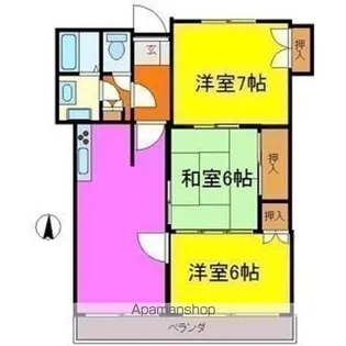 振甫ニューコーポ【3階】の間取り