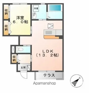 コモド ピノ【1階】の間取り