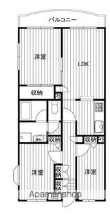 アゼリアⅡ番館【2階】の間取り