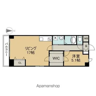 The Sengen Terrace(ザセンゲンテラス)【2階】の間取り