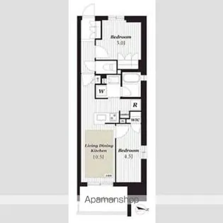オープンレジデンシア大須FRONT【15階】の間取り