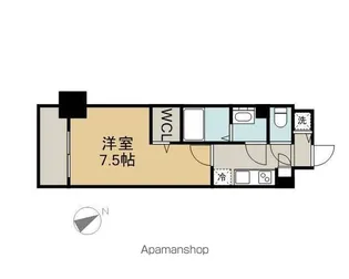 エスリード新栄プライム【608号室】の間取り
