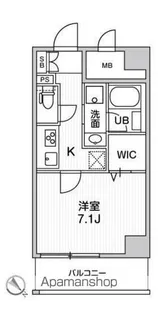 ROOTS HIGASHI NAGASAKI【8階】の間取り
