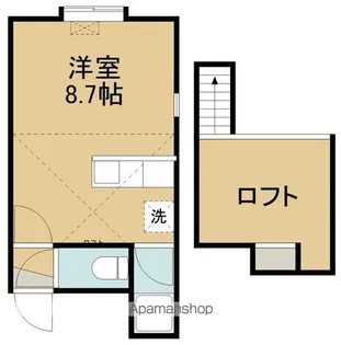 テラハウス万代【206号室】の間取り
