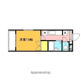 レストマンション【5階】の間取り