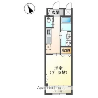 ユウアイグランデ荒川沖【2階】の間取り