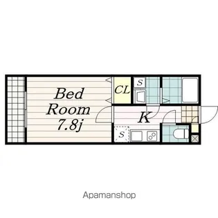 千葉県千葉市中央区祐光1丁目【アパート】の間取り