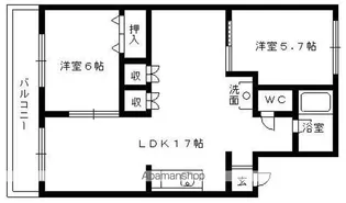 リアライズ自由ヶ丘【301号室】の間取り