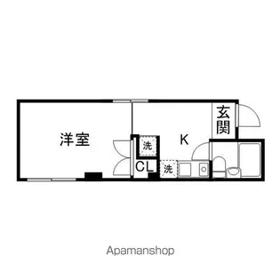 セキホウハイツ【5階】の間取り