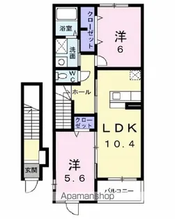 ブライトヒルズ【2階】の間取り