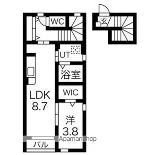飯野坂BASE【2階】の間取り