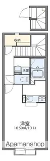 レオネクストエスペランサ【208号室】の間取り
