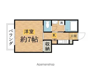 ポートハイツ【1階】の間取り