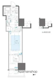 ZOOM信濃町【4階】の間取り
