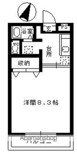 メゾンいけべ【203号室】の間取り