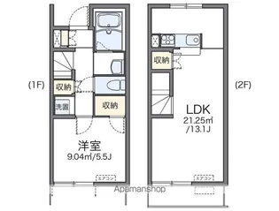 レオネクストコスモス【102号室】の間取り