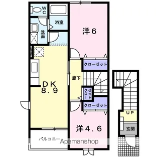 エトワール【2階】の間取り