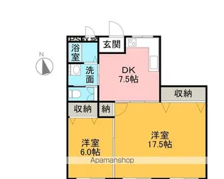 メゾングレイス【3階】の間取り