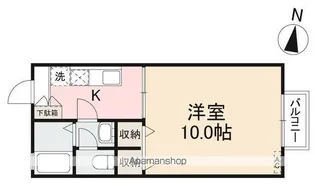 シャトーヒルズⅠ【2階】の間取り