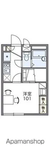 レオパレスプルメリア21【2階】の間取り