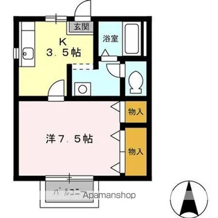 プロヴァンス【2階】の間取り