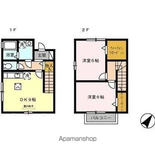 Bambini沖田【1階】の間取り