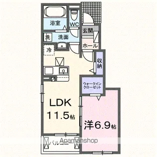 フェニックス【1階】の間取り
