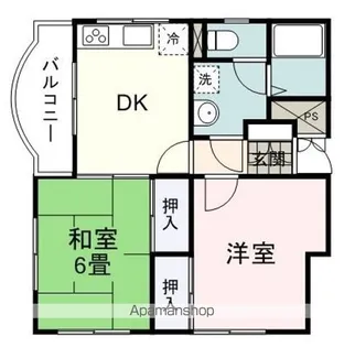 ミツジハイム【101号室】の間取り