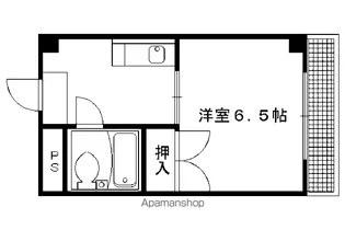 シャンブル望月【105号室】の間取り