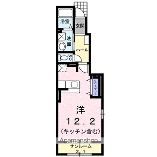 アイレB【101号室】の間取り