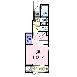 ベビーブルーアイズ【1階】の間取り