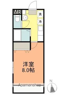 ラシオン【303号室】の間取り
