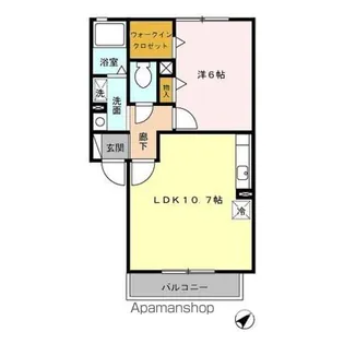 ウィルモア須屋 A棟【2階】の間取り