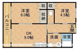 RE・POSE半田山【306号室】の間取り