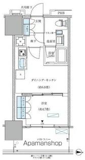 パークアクシス西大島コンフォートスクエア【7階】の間取り