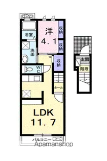 ルミエール【2階】の間取り