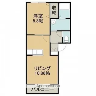 プリエ【3階】の間取り