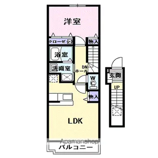 フォルシュ【2階】の間取り