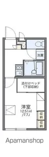 レオパレスドリム キャッスル【201号室】の間取り