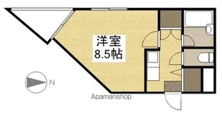 グランデール伊島【210号室】の間取り