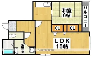 メゾンドールDOI【601号室】の間取り
