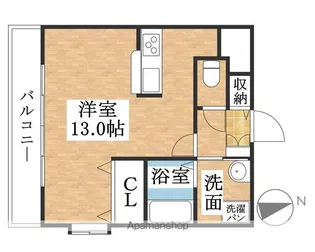グレーシア城西【1階】の間取り