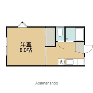 高容ハイツ【102号室】の間取り